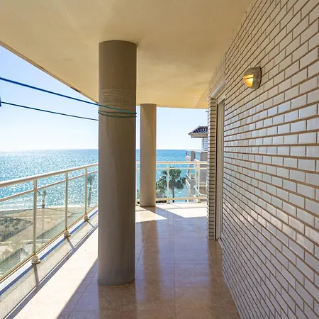 Con Vista Frontal Al Mar En Papa Luna דירה Peñíscola