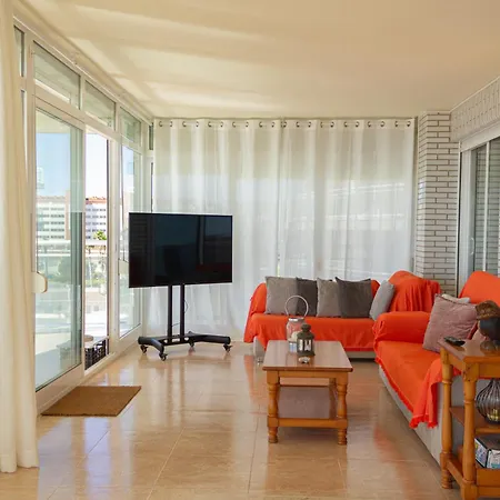 Con Vista Frontal Al Mar En Papa Luna Appartement